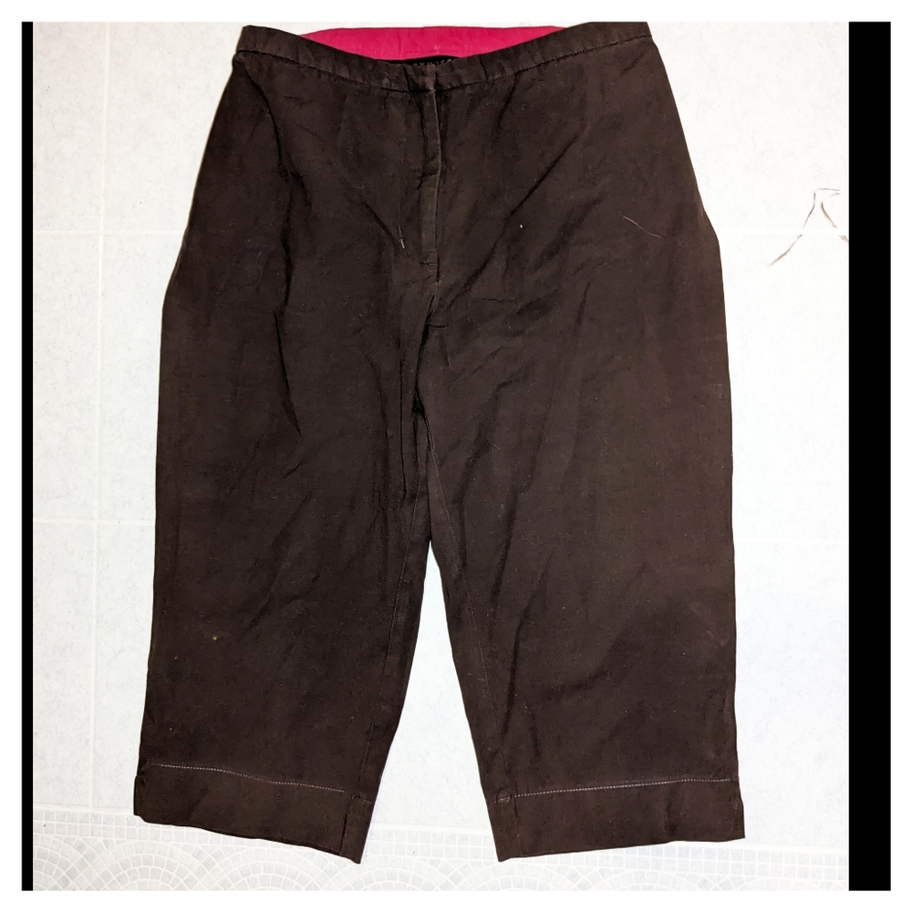 Express Stretch Brown Capris size 3/4